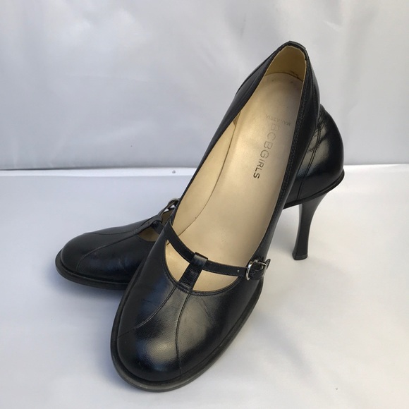 BCBG Maxazria Black Mary Jane heels sz US 7.5 - Picture 10 of 12